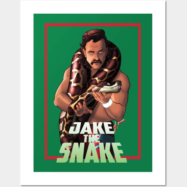 Jake the Snake Wall Art by BCXart